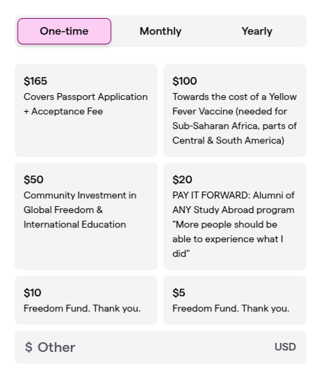 SUPPORT students studying abroad SUPPORT students studying abroad